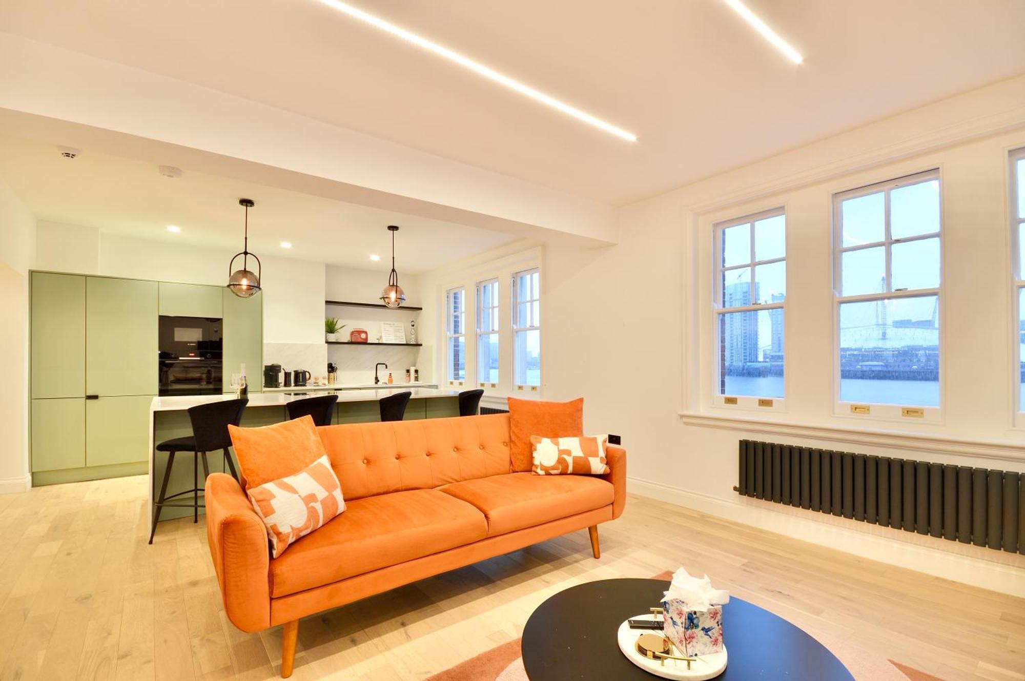 Newly Refurbished W/ River Views لندن المظهر الخارجي الصورة